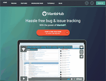 Tablet Screenshot of mantishub.com
